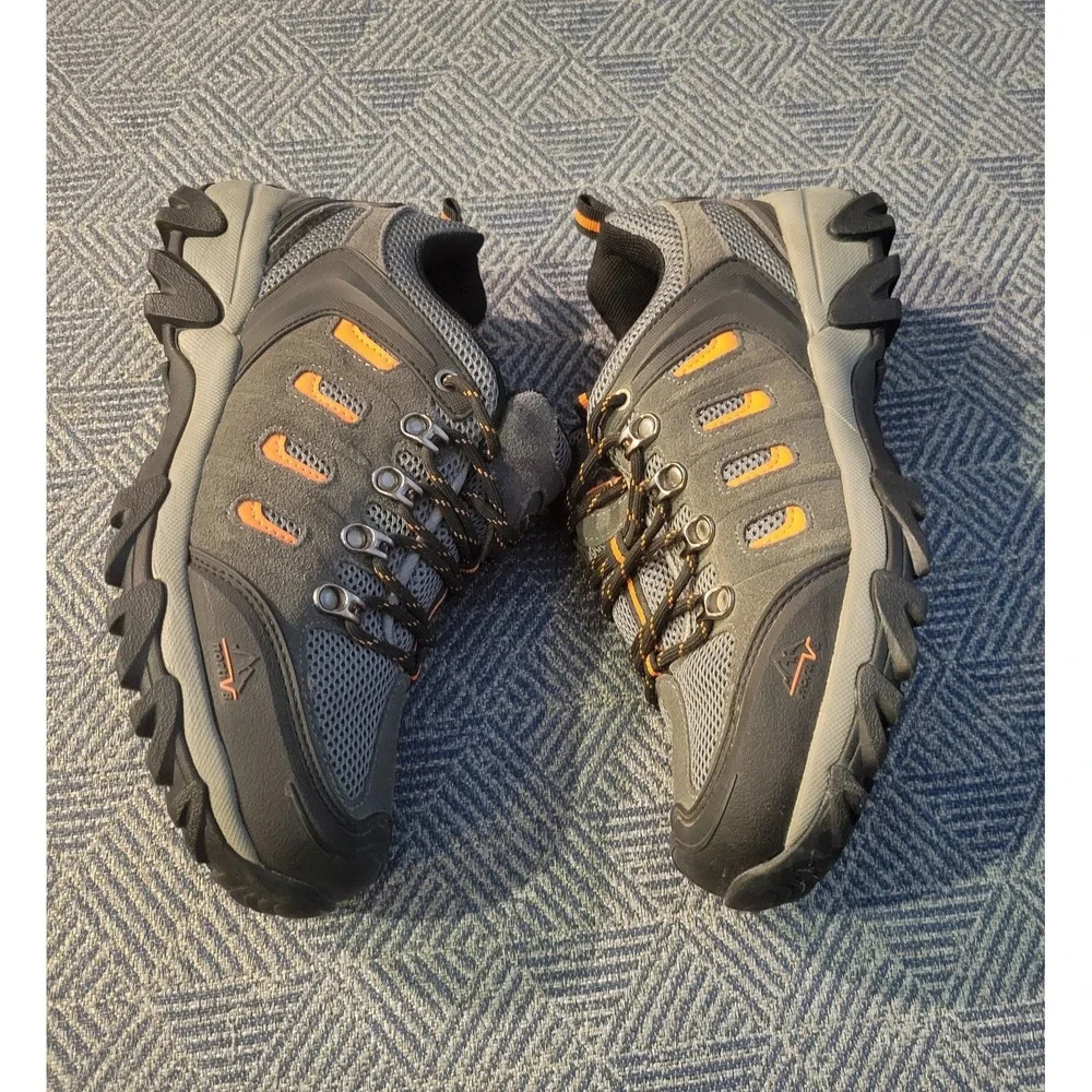 NORTIV 8 Men's Waterproof Hiking Shoes Lightweight Leather Low-Top  Size 7.5 NEW